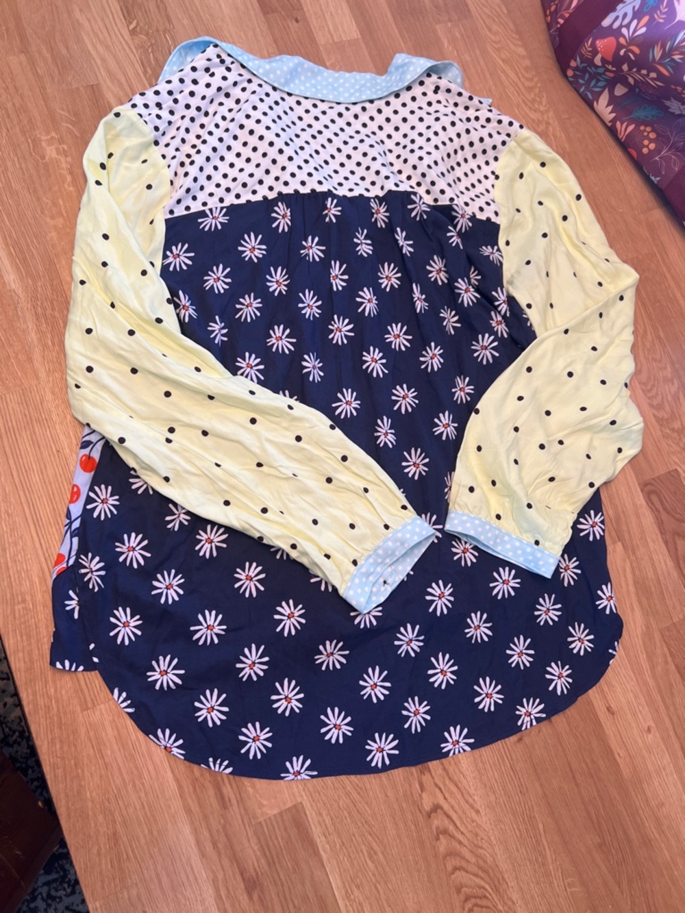 Maeve- Anthropologie Paz Contrast Button Down - Picture 4 of 5